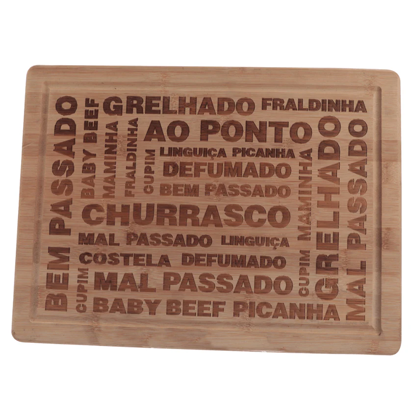 Tábua para Cortes em Bambu 35cm x 18cm