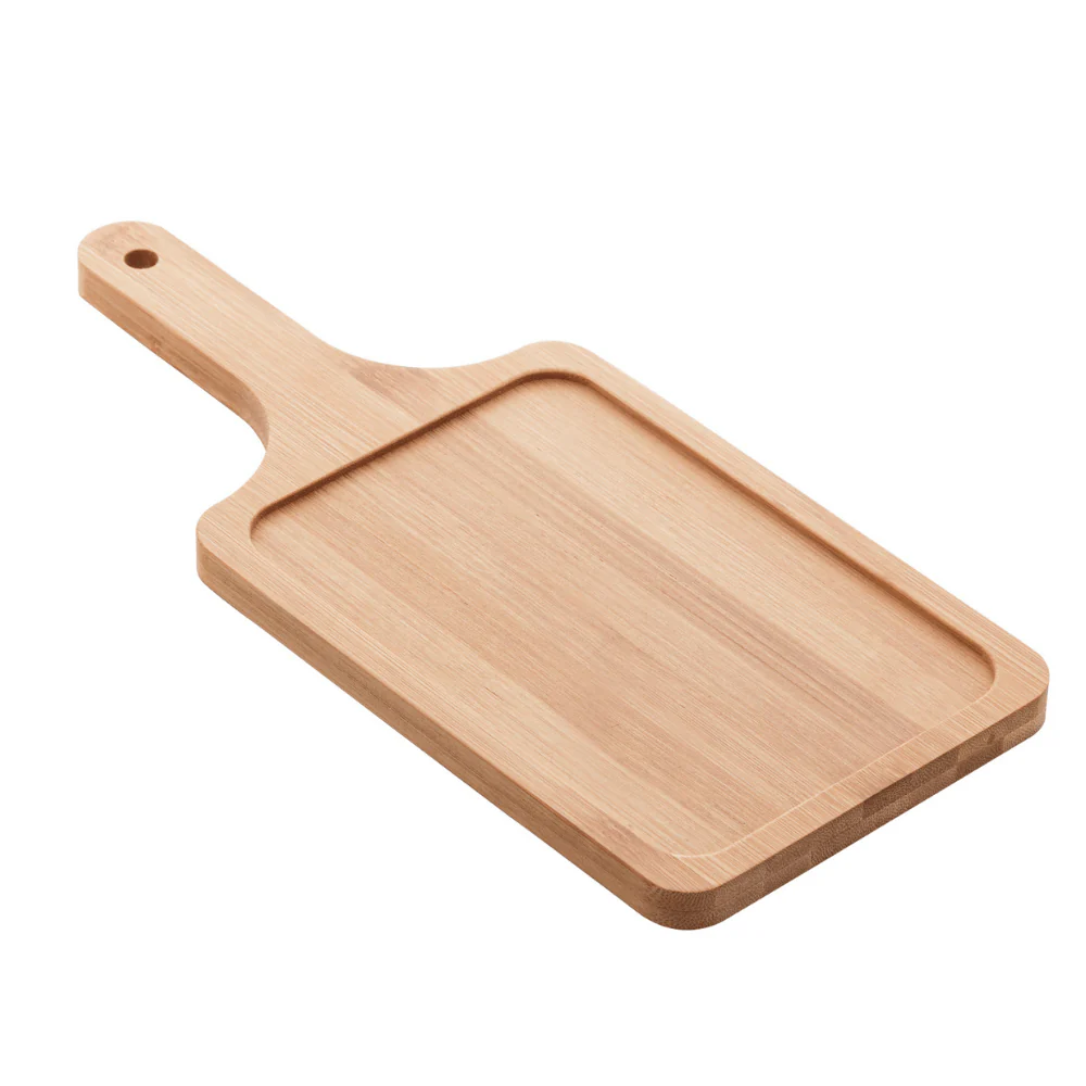 Tábua Para Servir em Bambu com Cabo 50cm x 15cm - Image 3