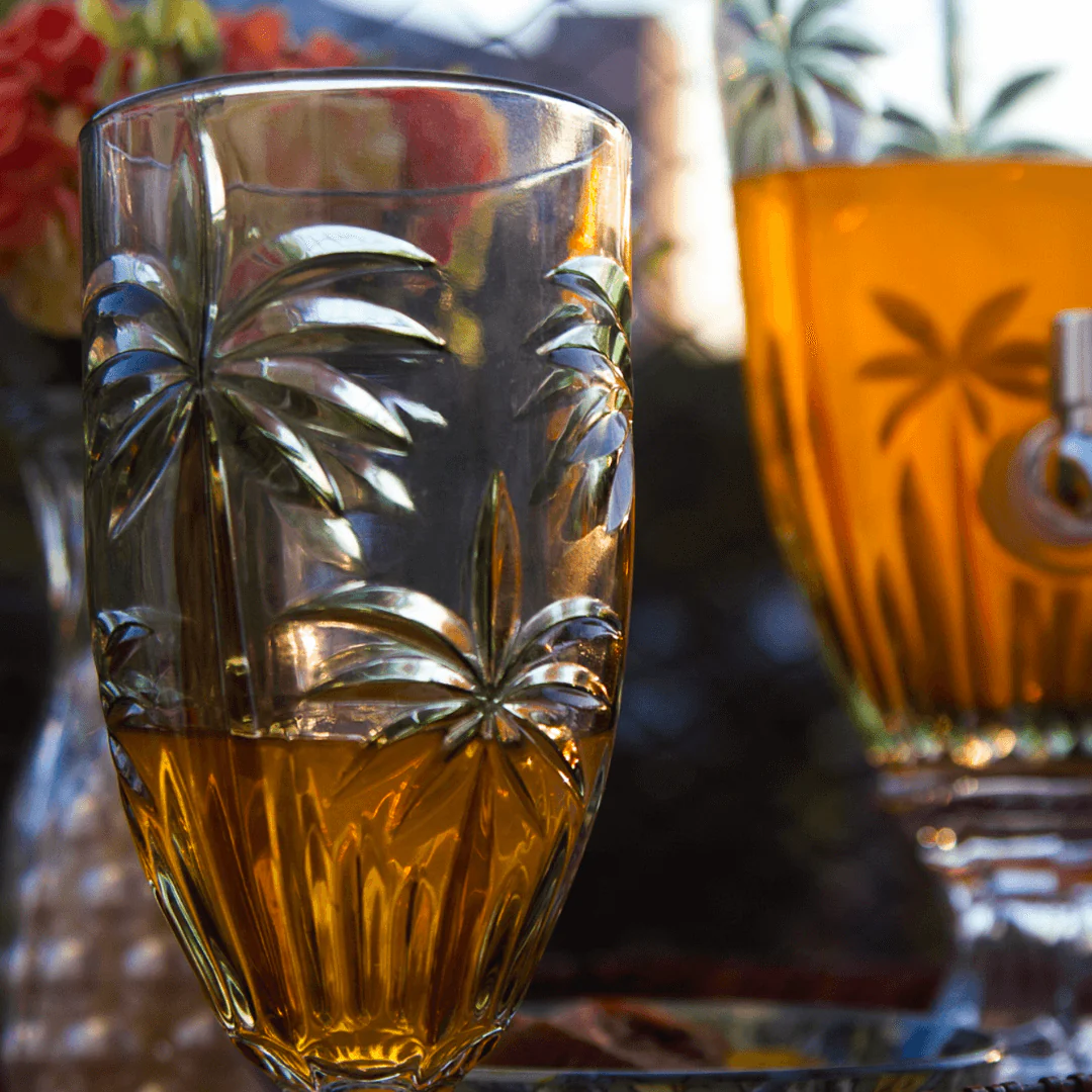 Taça Cristal De Chumbo Palm Tree Handpaint 450ml - Image 10