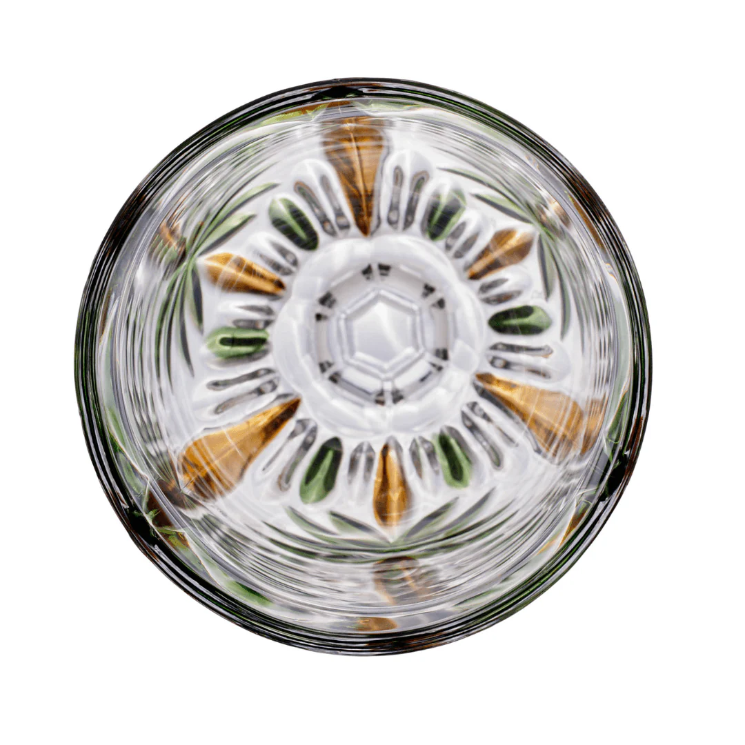 Taça Cristal De Chumbo Palm Tree Handpaint 450ml - Image 12