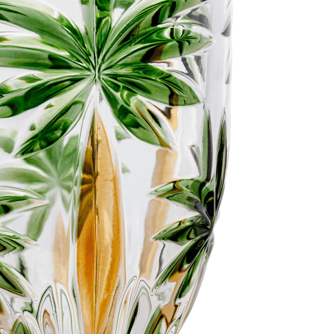 Taça Cristal De Chumbo Palm Tree Handpaint 450ml - Image 15