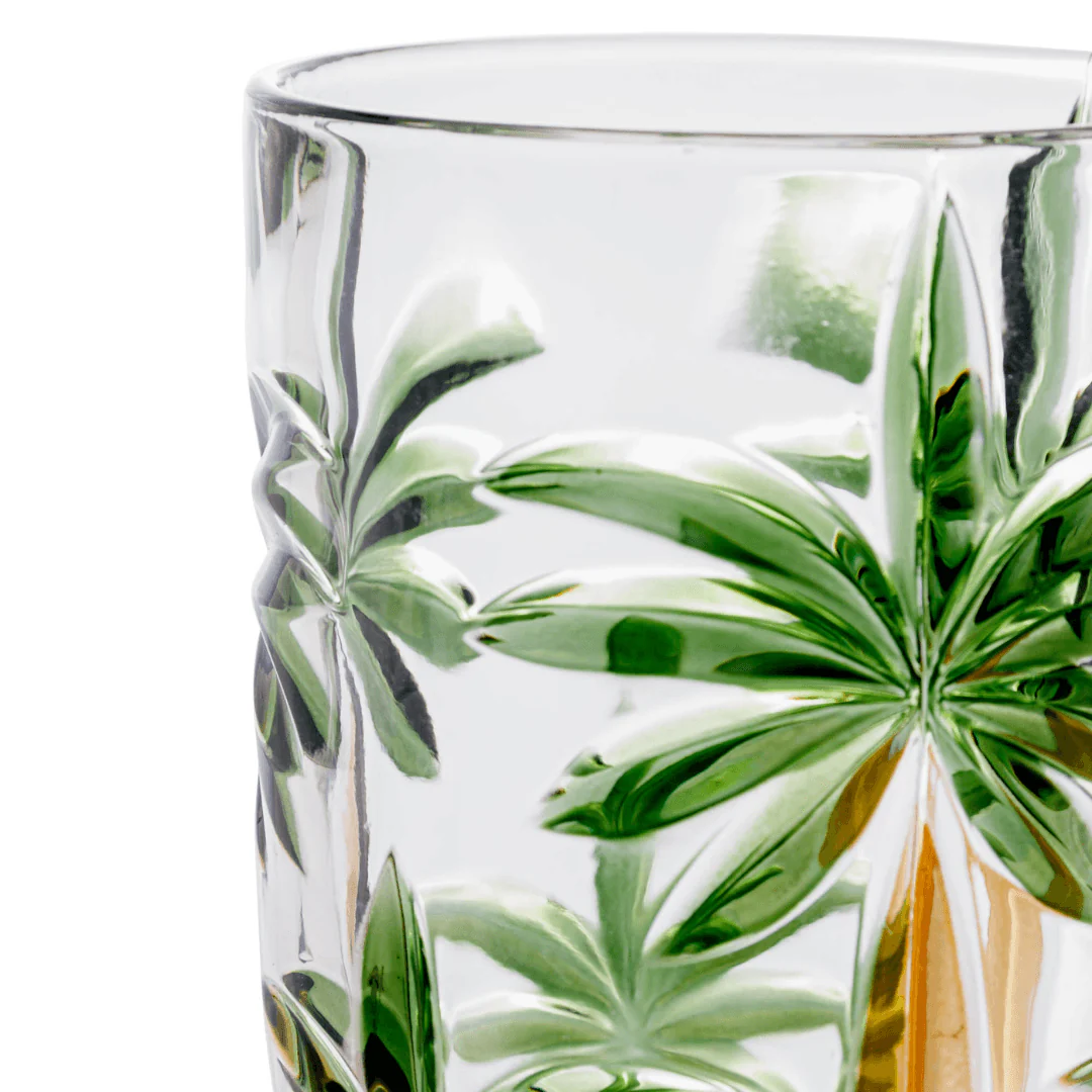 Taça Cristal De Chumbo Palm Tree Handpaint 450ml - Image 17