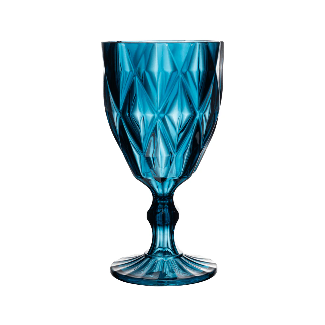 Taça de Acrilico Diamond Azul 330ml - Image 4
