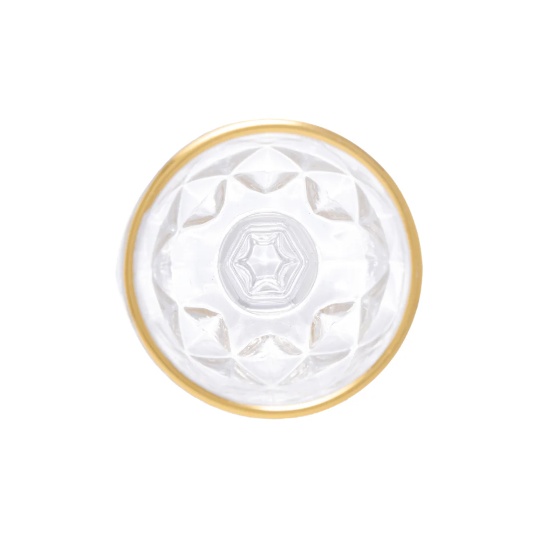 Taça de Licor em Vidro com FIo de Ouro Diamond 50ml - Image 10