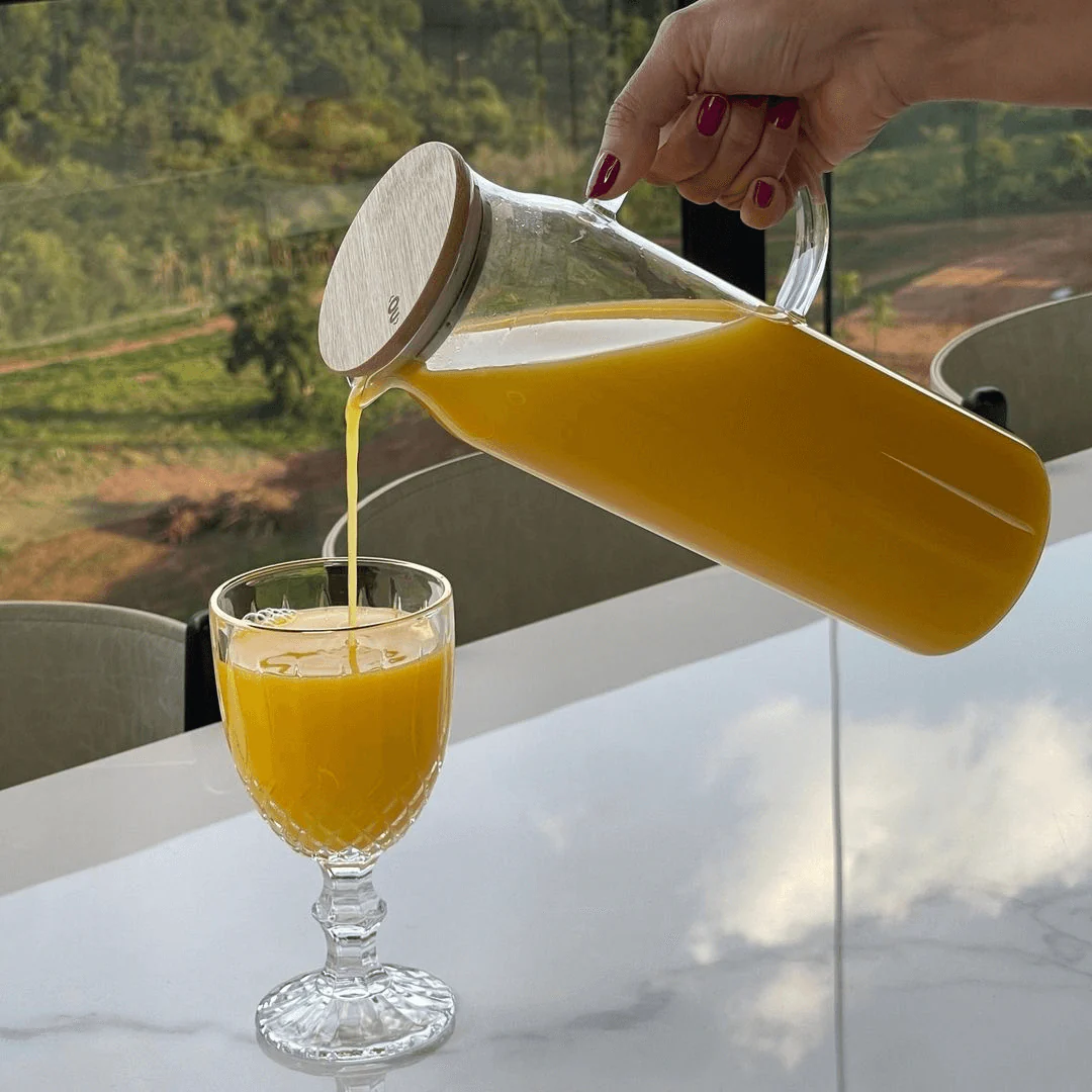 Taça de Vidro Para Água Com Fio de Ouro Greek - 345ml - Image 8