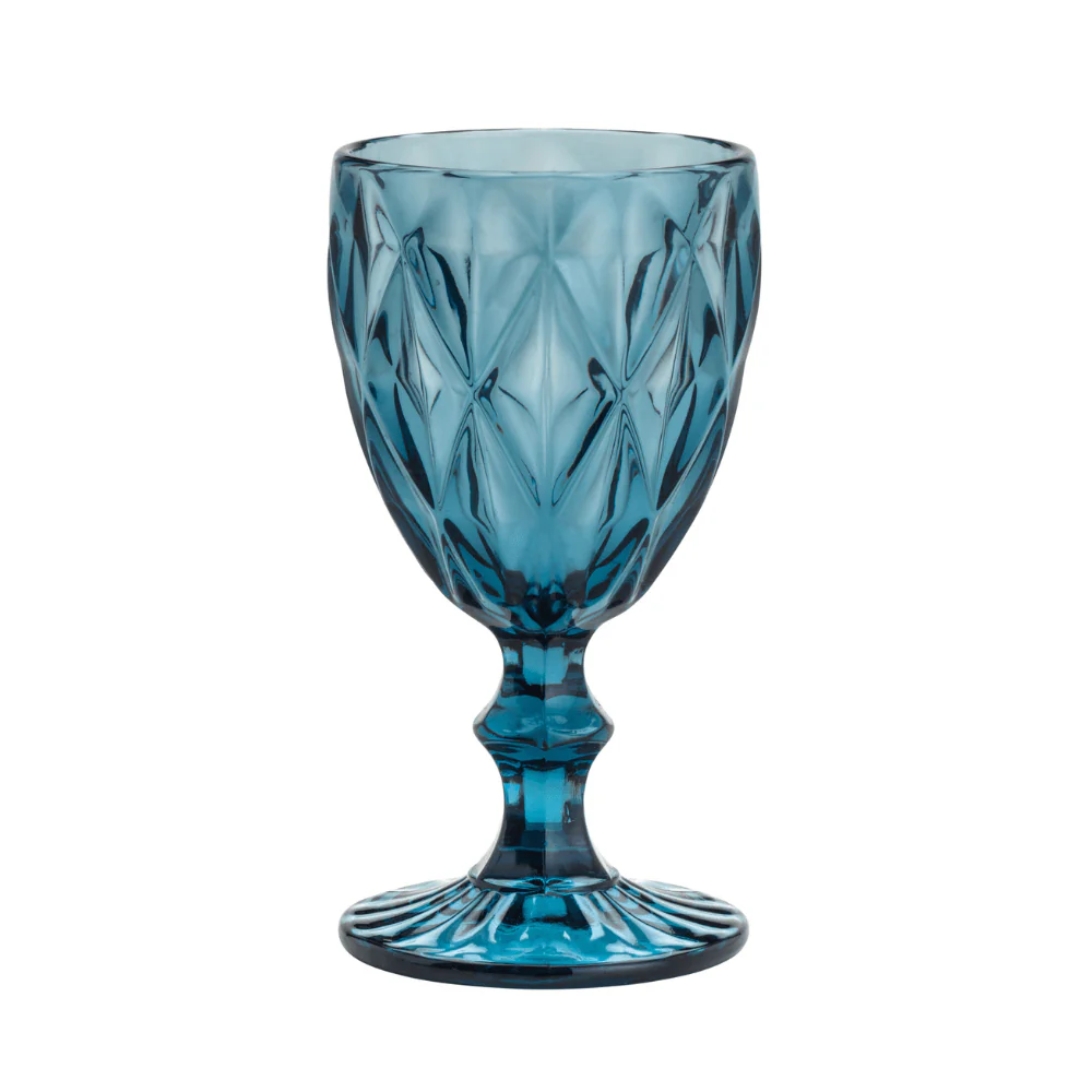 Taça Para Água De Vidro Azul Diamond - 325 ml - Image 8