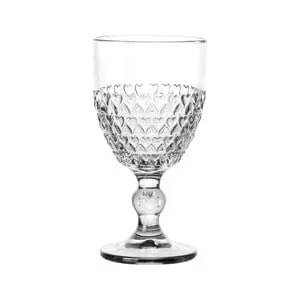 Taça Para Água de Cristal de Chumbo Coração 330ml