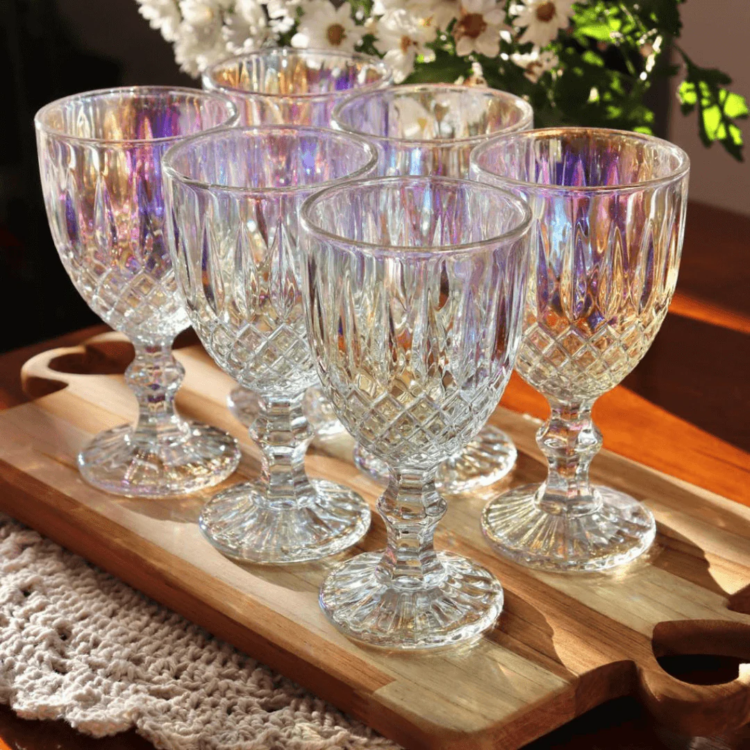 Taça Vidro para Água Greek Rainbow Furta-Cor - 320 ml - Image 10