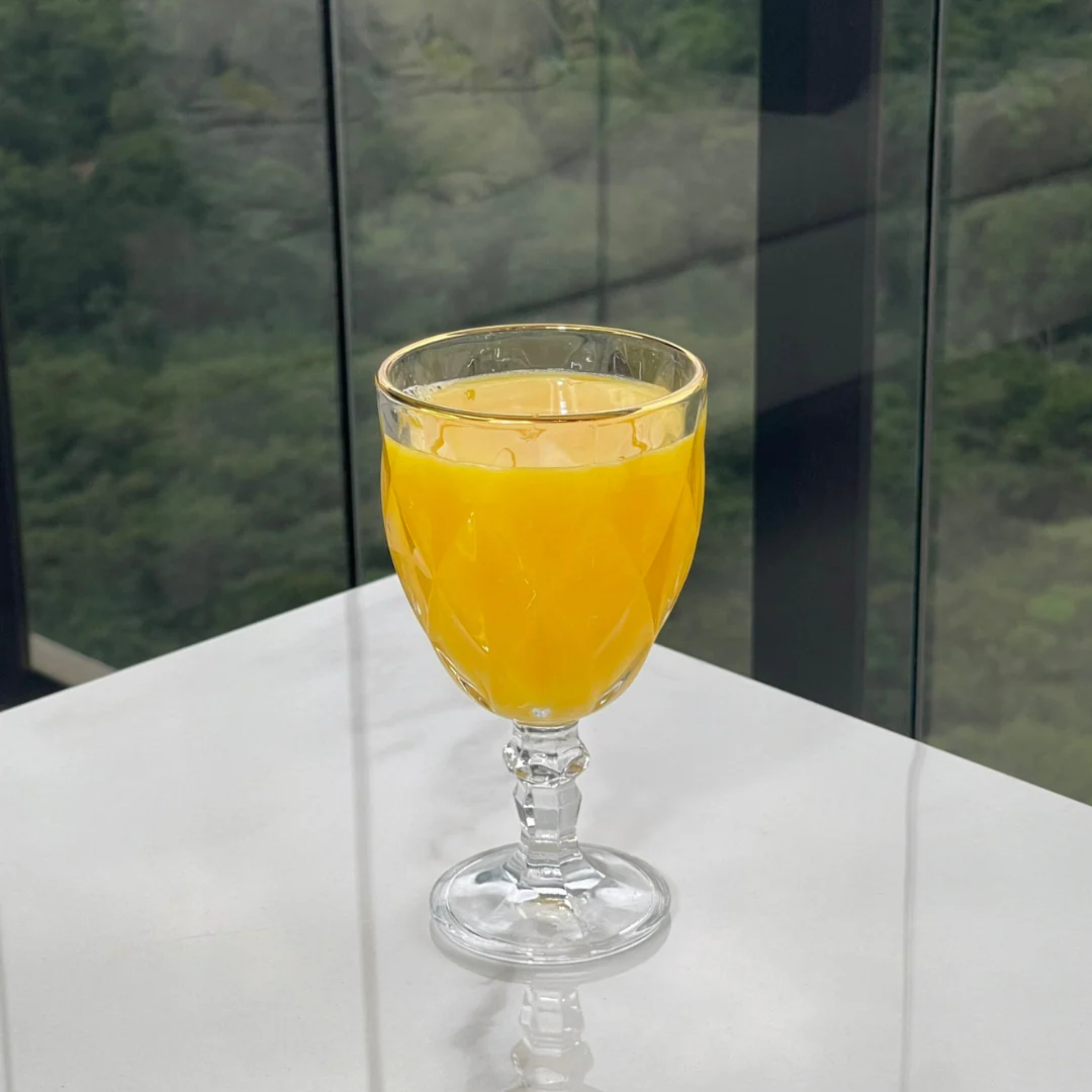 Jogo 6 Taças para Água de Vidro com Fio de Ouro Diamond Transparente 325ml - Image 13