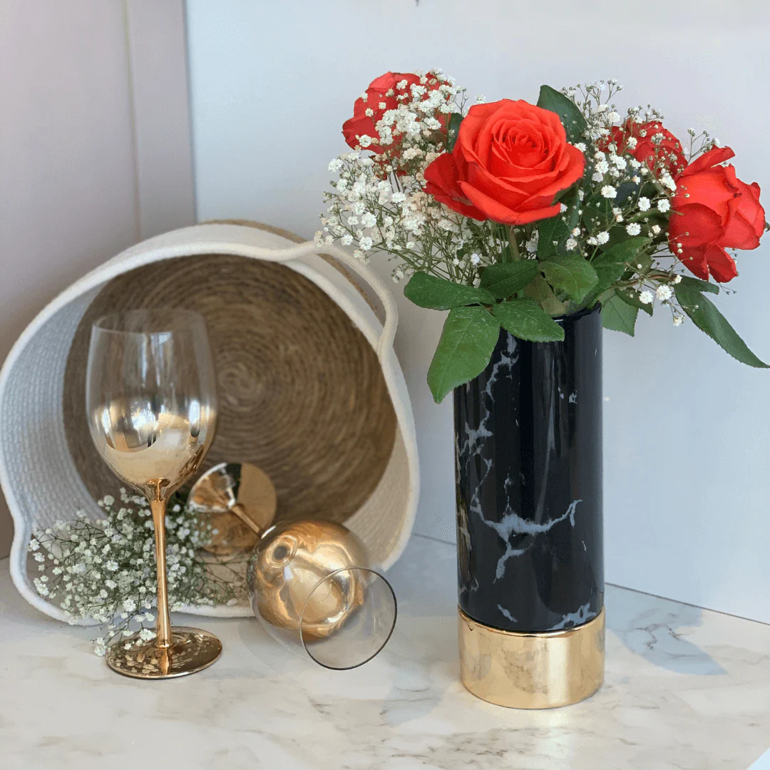 Taça Para Vinho Branco De Vidro Degradê Dourado - 400 ml - Image 3