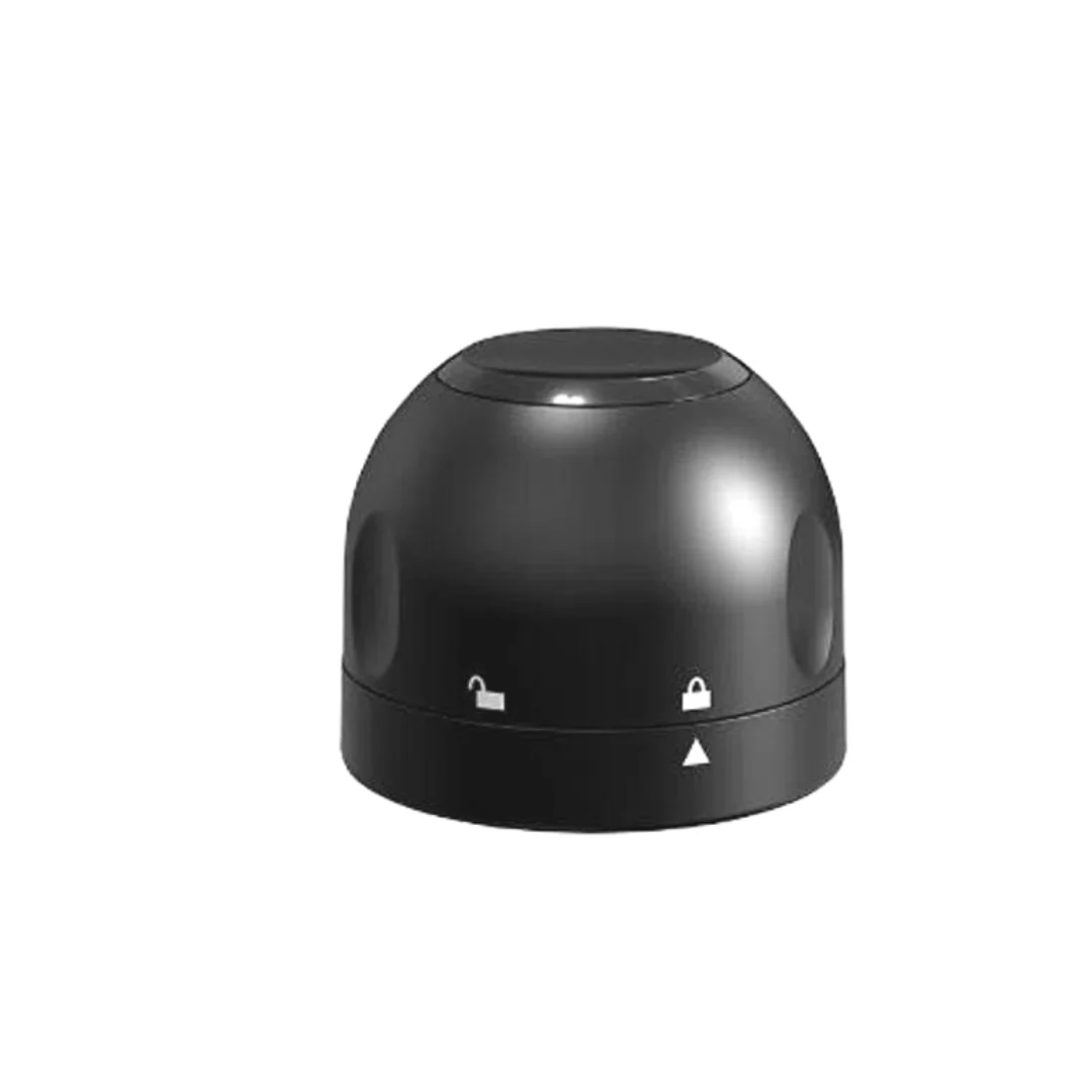 Tampa de Pressão Barplay para Champanhe com Trava Preta 4cm