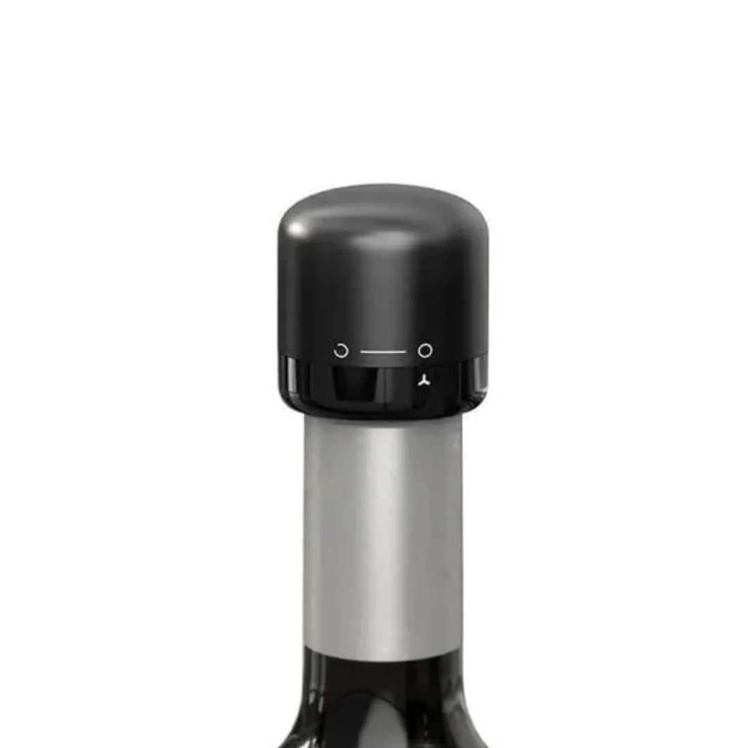 Tampa de Pressão para Vinho Barplay em ABS e Silicone com Trava Preta 4cm - Image 3
