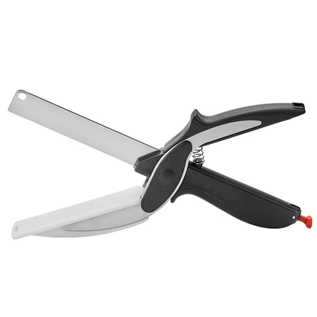 Tesoura para Fatiar Legumes Inox com Cabo Preto - Image 2