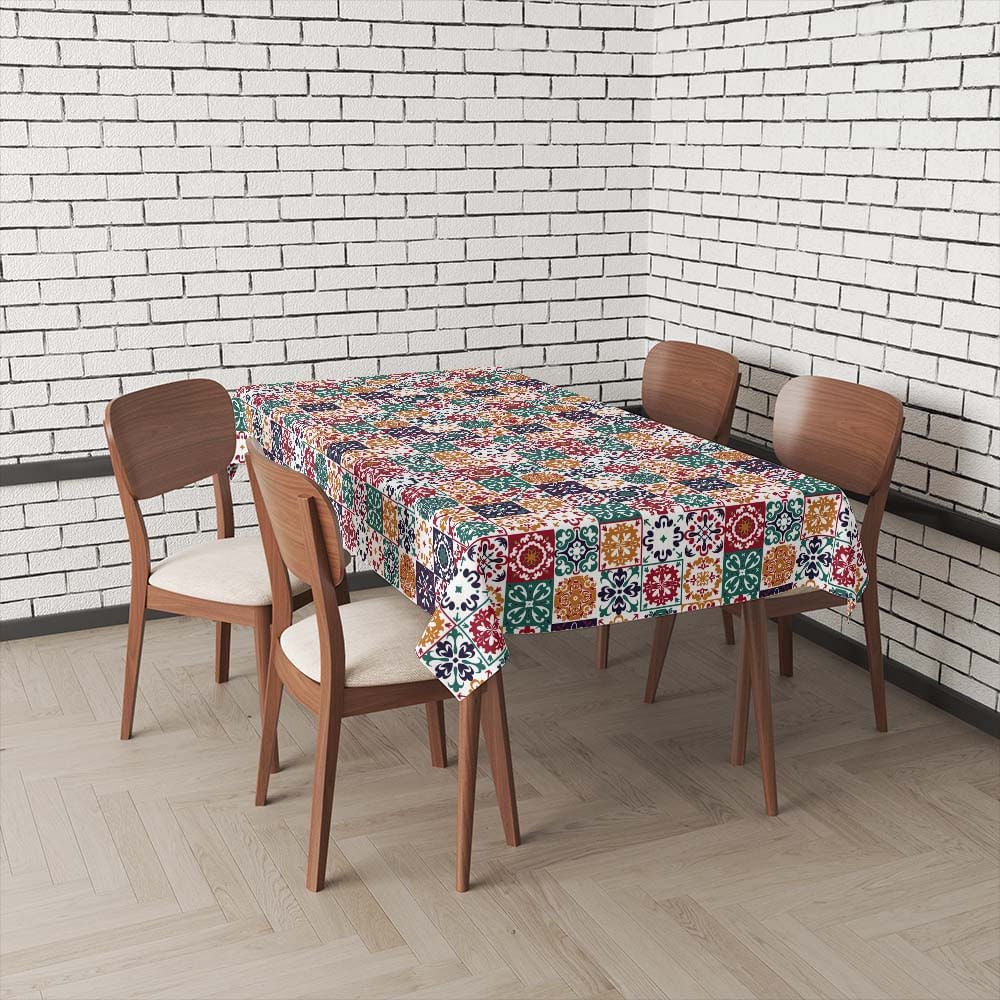 Toalha de Mesa Retangular Azulejo Colorido 200 x 140 - Image 3