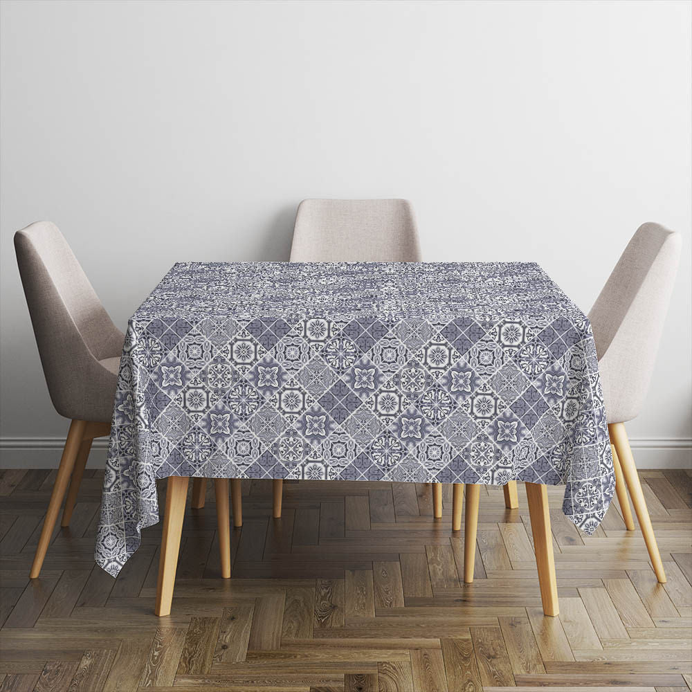 Toalha de Mesa Retangular Azulejo Azul 200 x 140 - Image 3