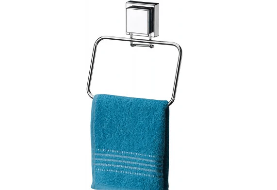 Toalheiro Argola com Ventosa Inox Cromado 18cm - Image 3