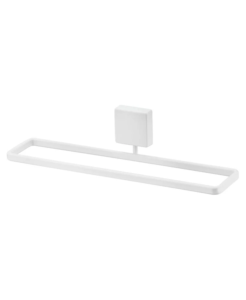 Toalheiro de Lavabo com Fixação Parafuso 25cm x 6 cm x 6 cm Branco Fosco
