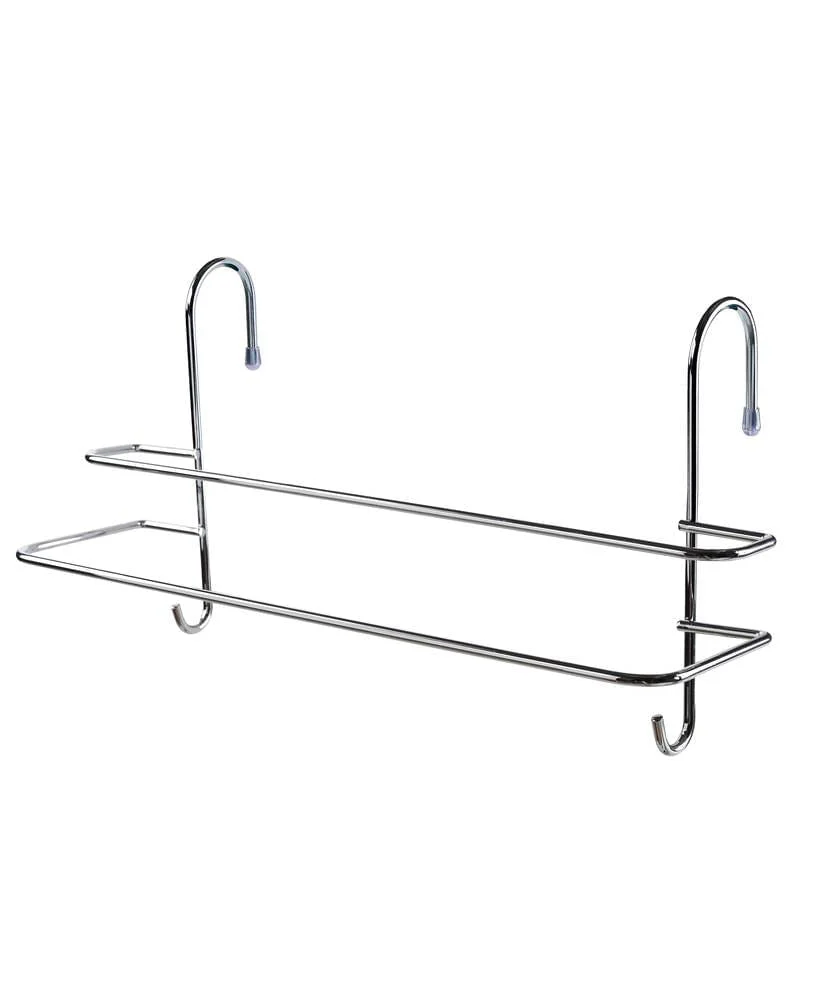 Toalheiro Duplo 45 cm Para Box Cromado Aço Carbono - Image 2