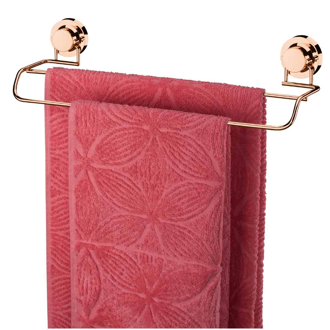 Toalheiro Duplo 45cm Rose Gold Com Ventosas - Image 2
