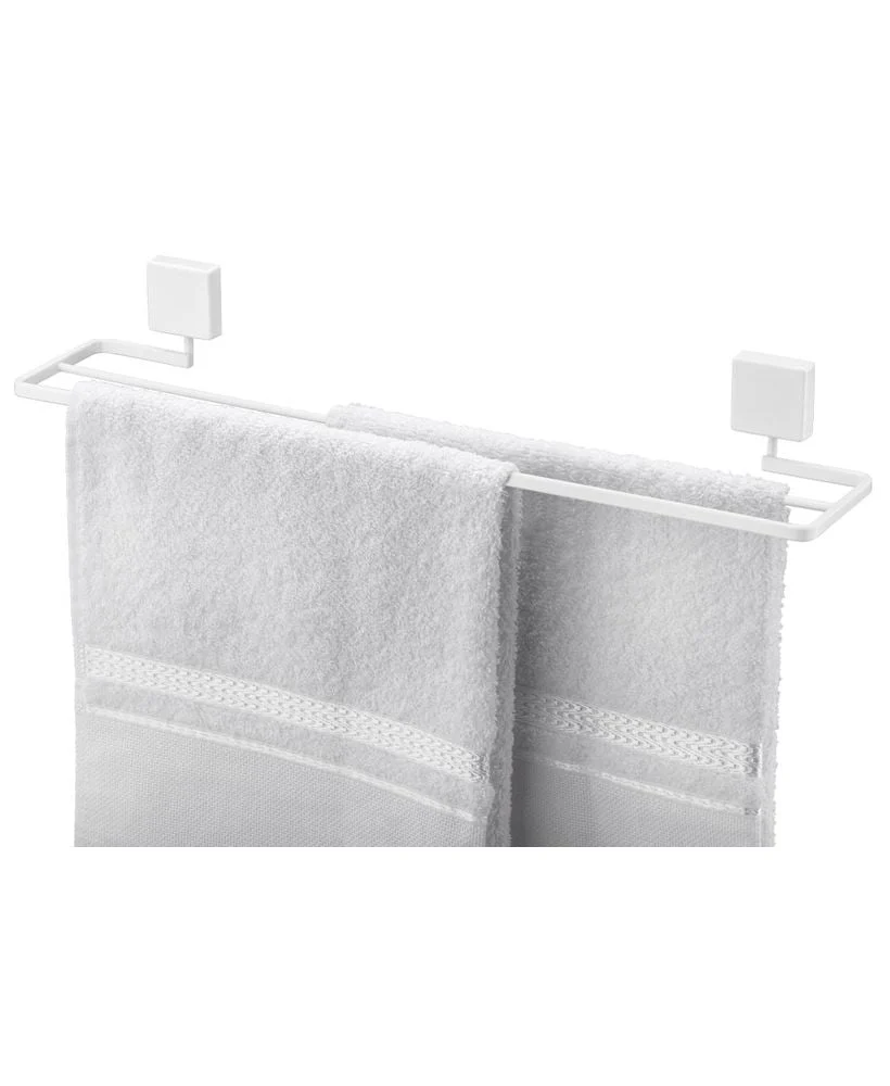 Toalheiro Duplo com Fixação Parafuso 45cm x 9,5 cm x 6 cm Branco Fosco - Image 2