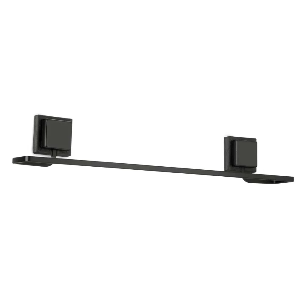 Toalheiro Porta Toalha de Banho de Piatina 3M Black Preto 50cm - Image 4