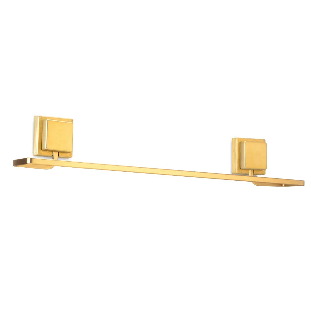 Toalheiro Porta Toalha de Banho de Piatina 3M Dourado Fosco - Image 5
