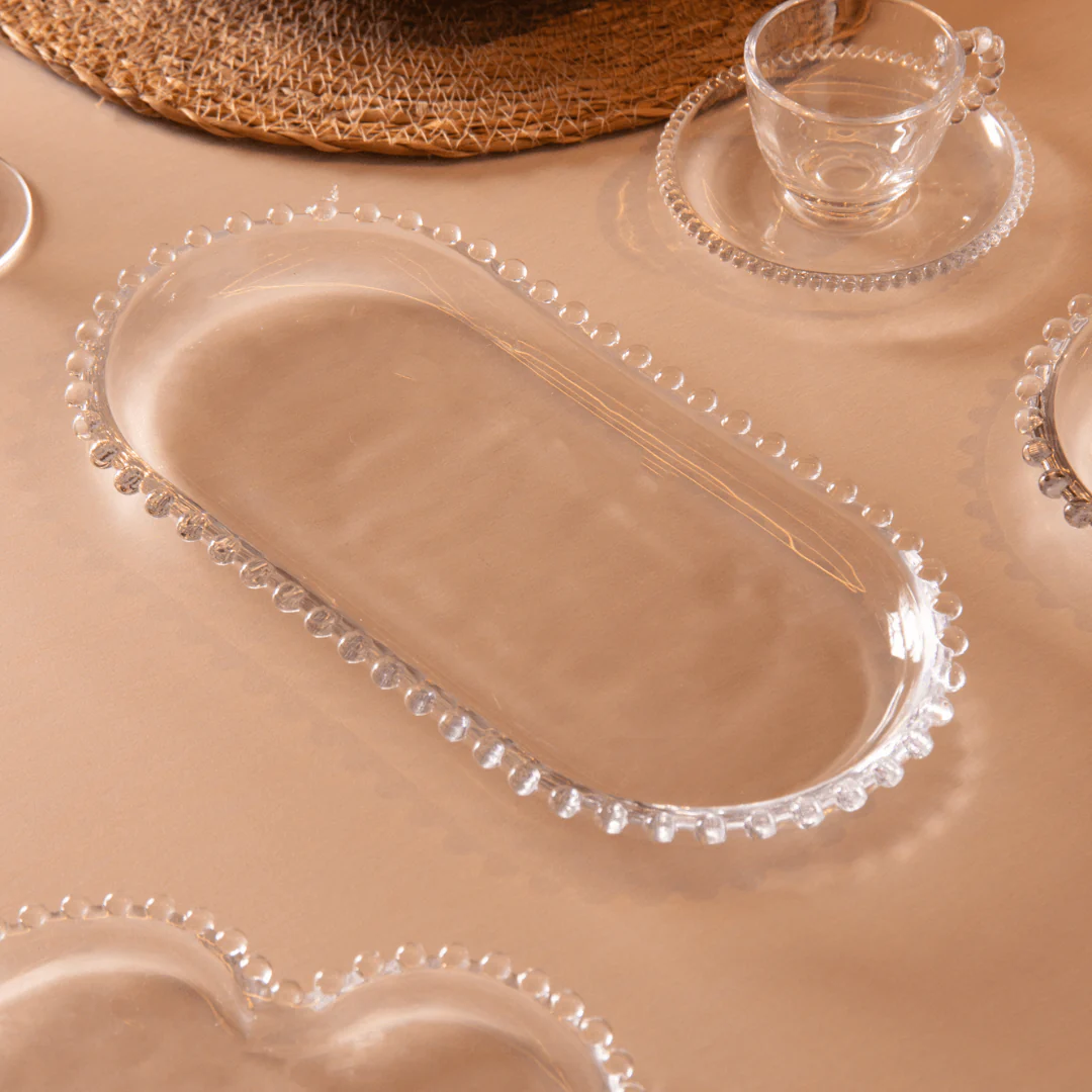 Travessa Cristal de Chumbo Oval Pearl 30cm - Image 2