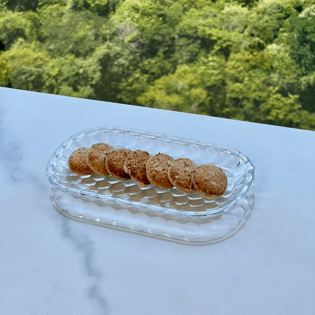 Travessa de Cristal Bubble 21cm - Image 2