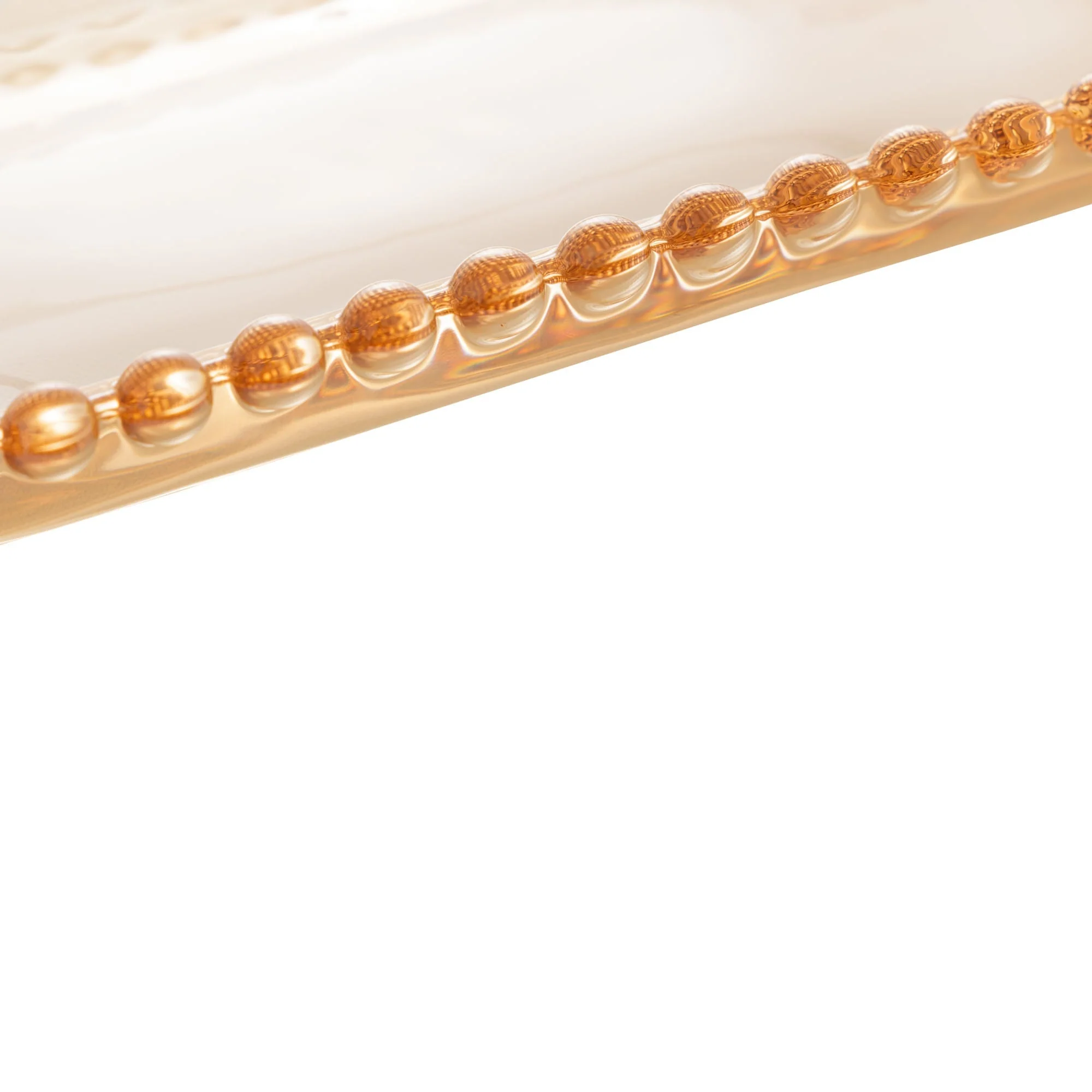 Travessa de Cristal Oval Pearl Âmbar 24cm - Image 6