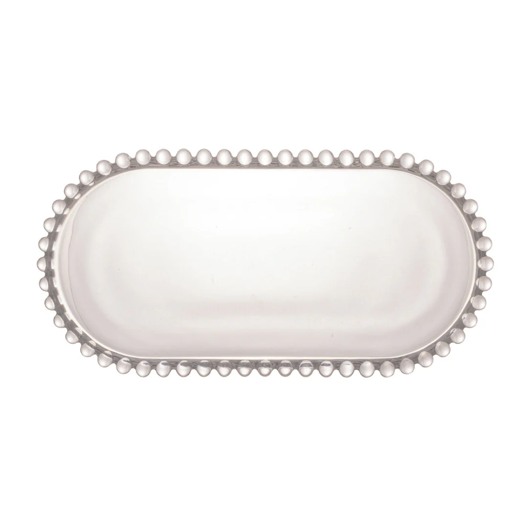 Travessa em Cristal de Chumbo Oval Pearl 24cm - Image 10