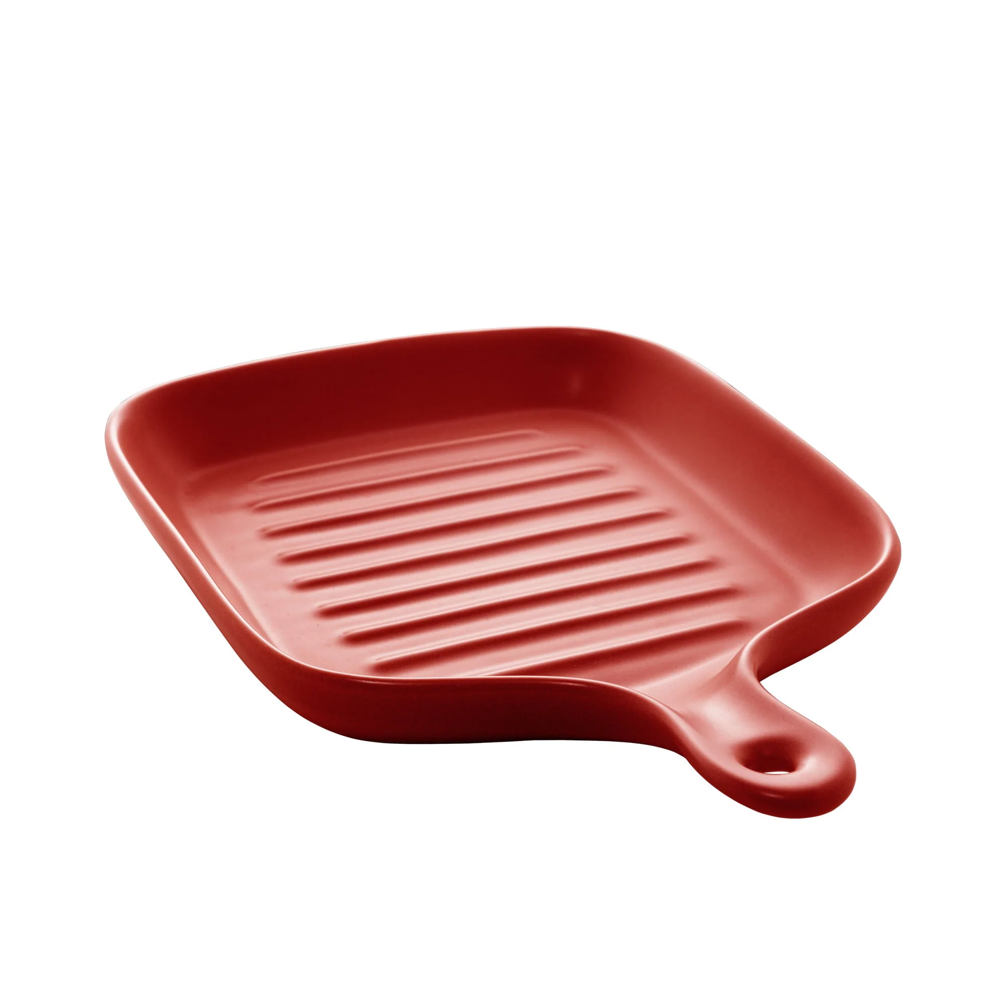 Travessa Frigideira Porcelana Nordica Vermelho Matt - 24 cm