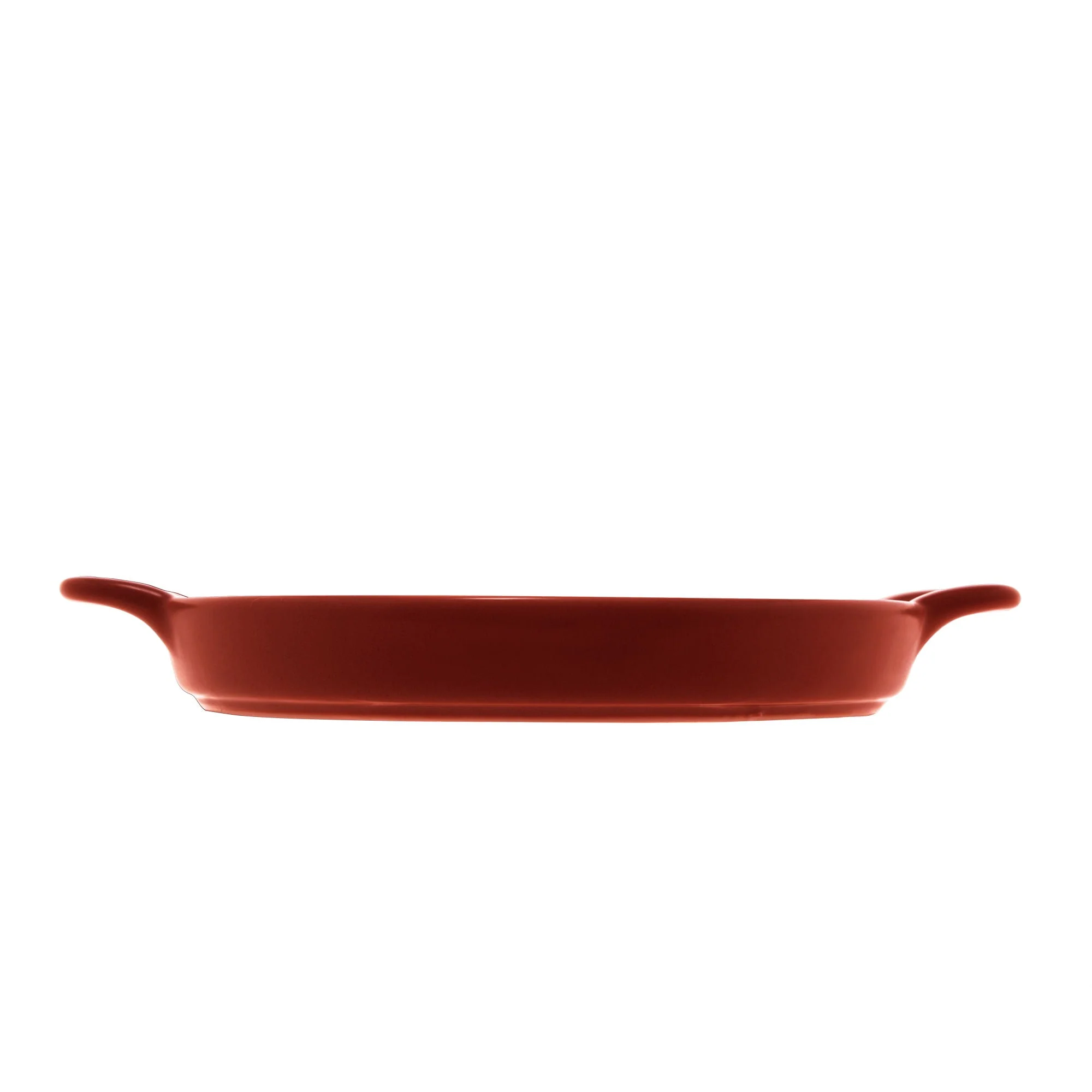 Travessa Grill Redonda Porcelana Nordica Vermelho Matt - 24 cm - Image 4