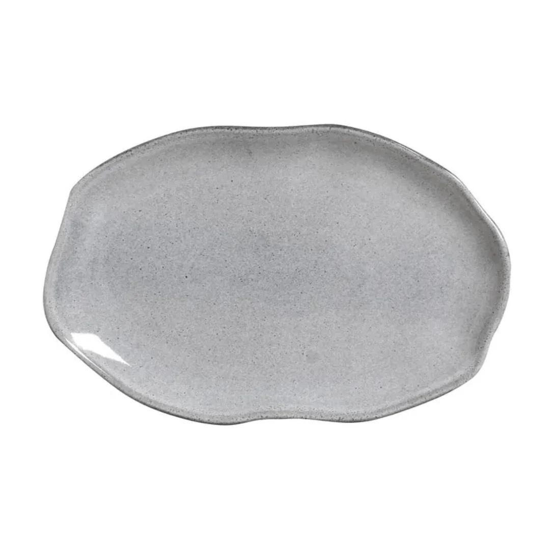 Travessa Oval Rasa Bio Dust Cinza 30cm - Image 3