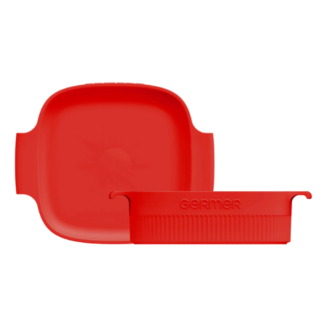 Travessa Quadrada Vermelha 21cm