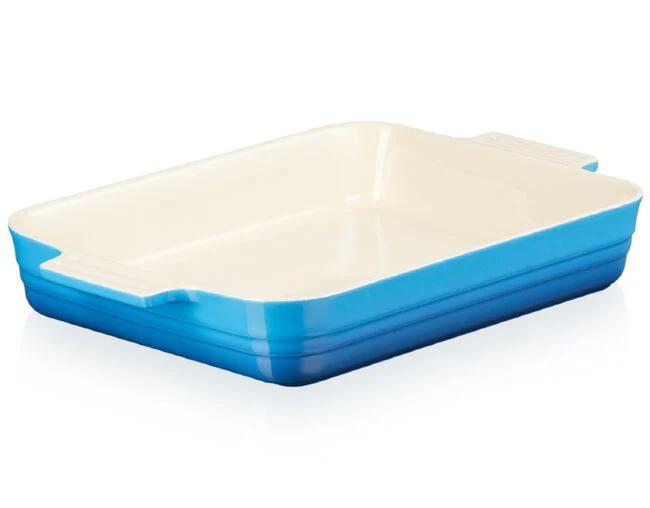 Travessa Retangular Classic Azul Marseille 32cm Le Creuset - Image 2