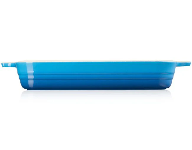 Travessa Retangular Classic Azul Marseille 32cm Le Creuset - Image 5
