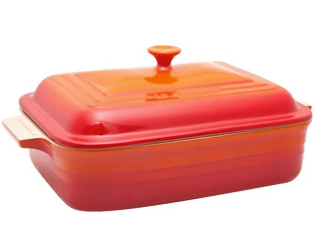 Travessa Retangular com Tampa Laranja 32cm Le Creuset - Image 3