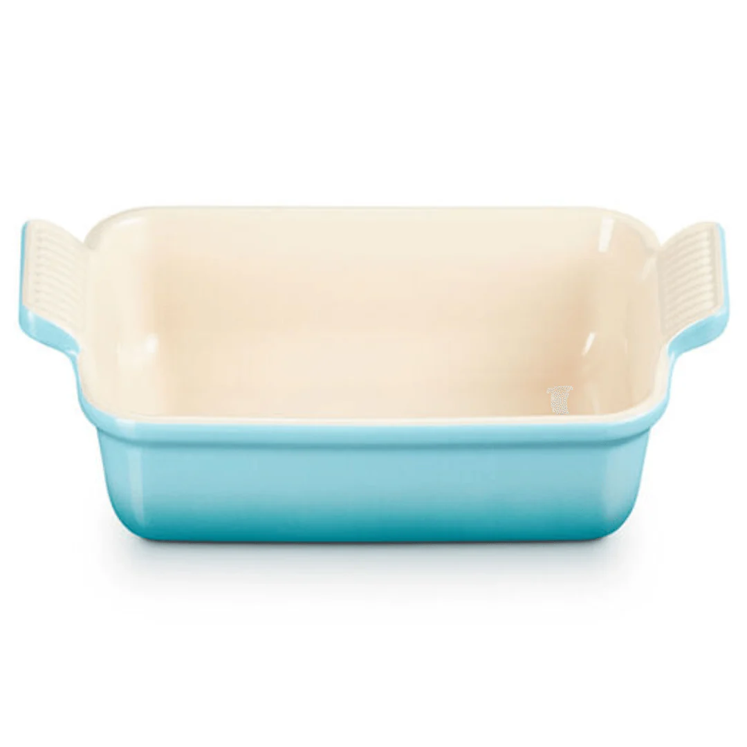 Travessa Retangular Heritage Azul Caribe 19cm Le Creuset - Image 2