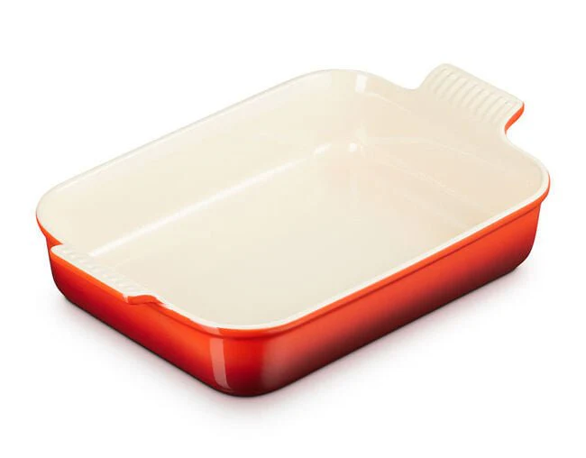 Travessa Retangular Heritage Vermelha 26cm Le Creuset - Image 4