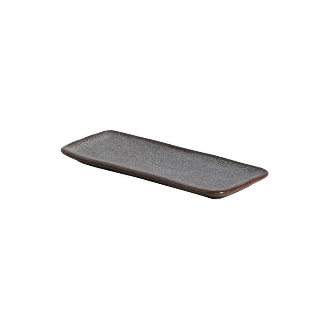 Travessa Retangular Orgânica Titanium 22cm - Image 4