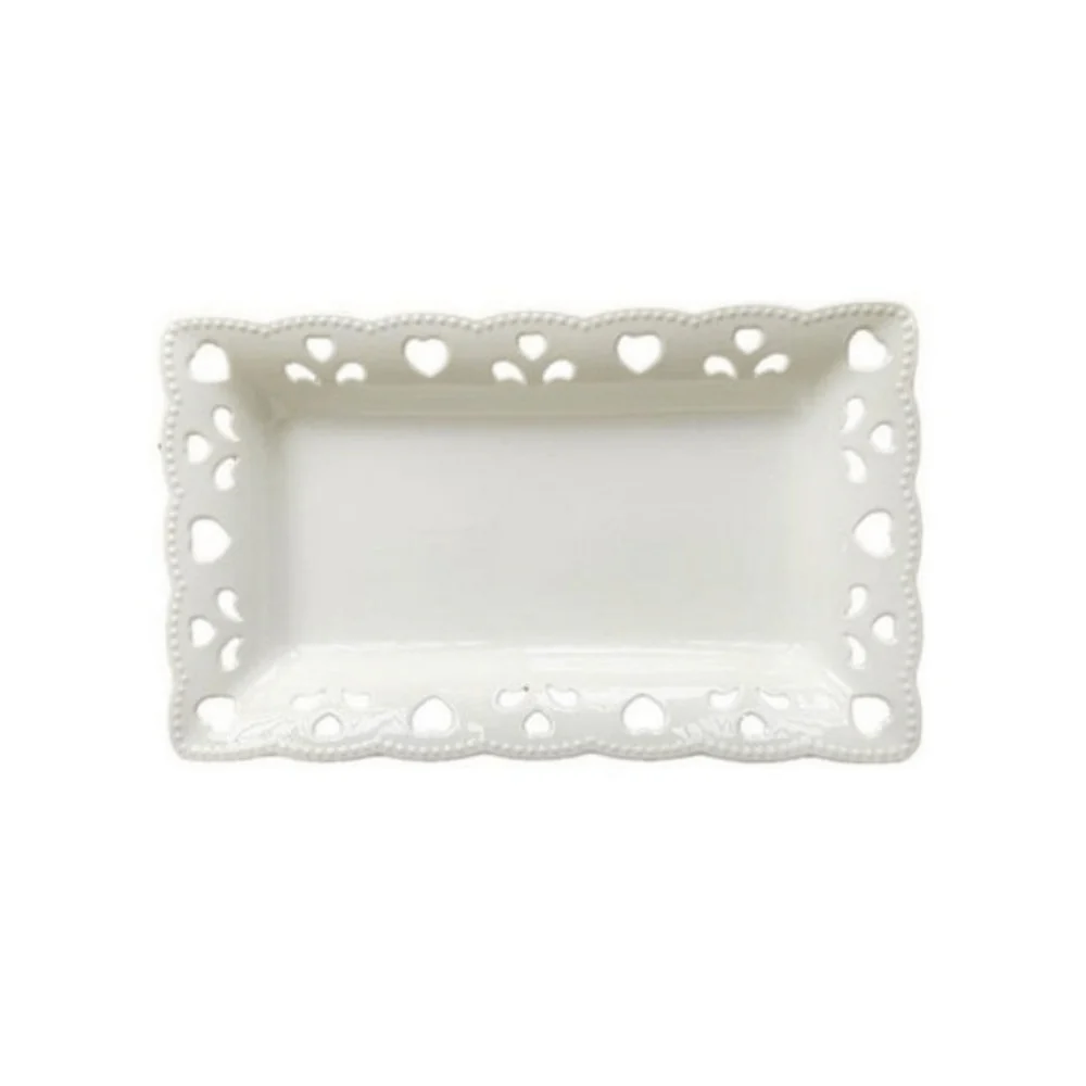 Travessa em Porcelana Branca - 25,4 cm