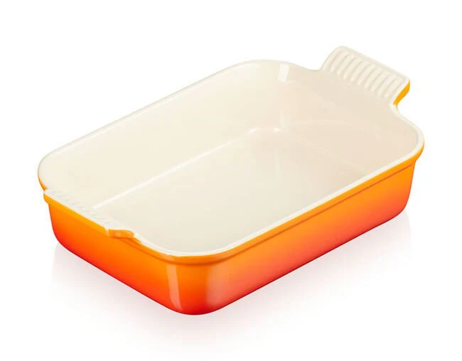 Travesssa Retangular Heritage Laranja 32cm Le Creuset - Image 3