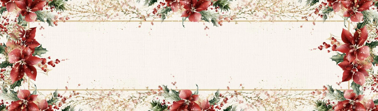 Trilho de Mesa Flores Natal 1,43M