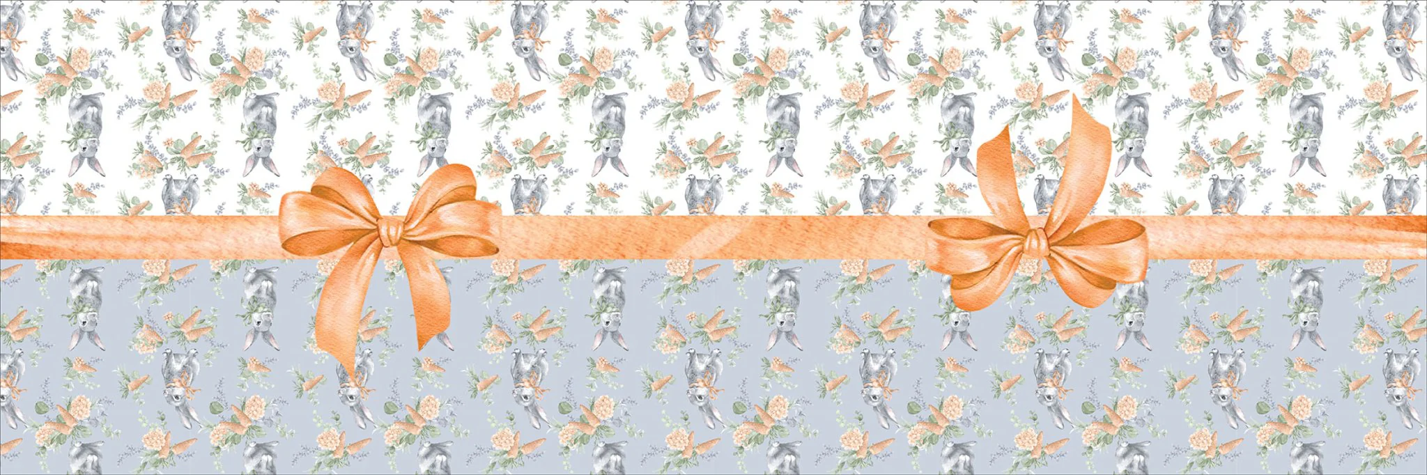 Trilho de Mesa Laço Páscoa 45cm