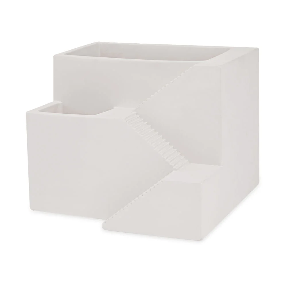 Vaso Cachepot em Cimento Cinza 15cm