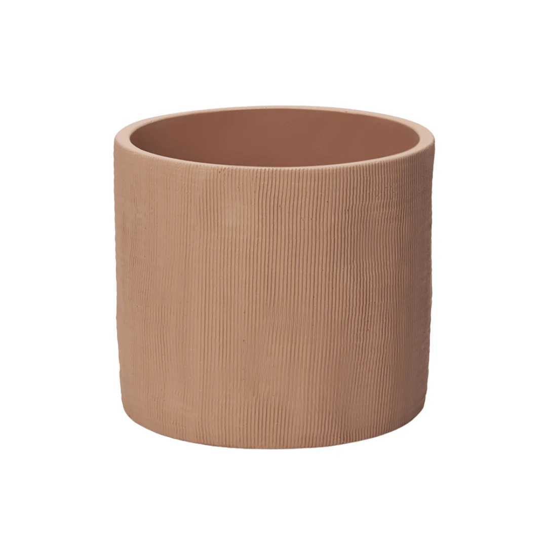 Vaso Cachepot em Cimento Terracota 14cm