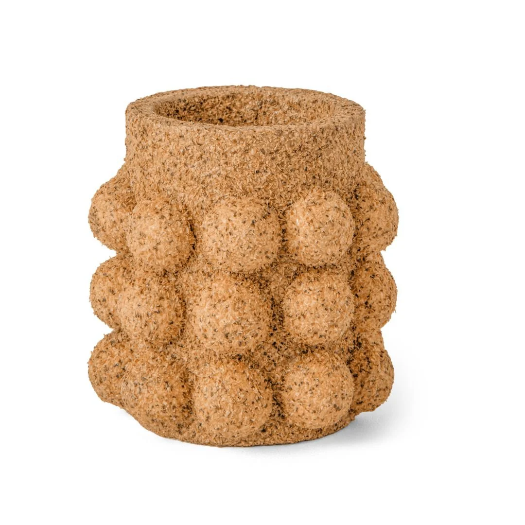 Vaso Cachepot em Palha de Café 13cm - Image 4