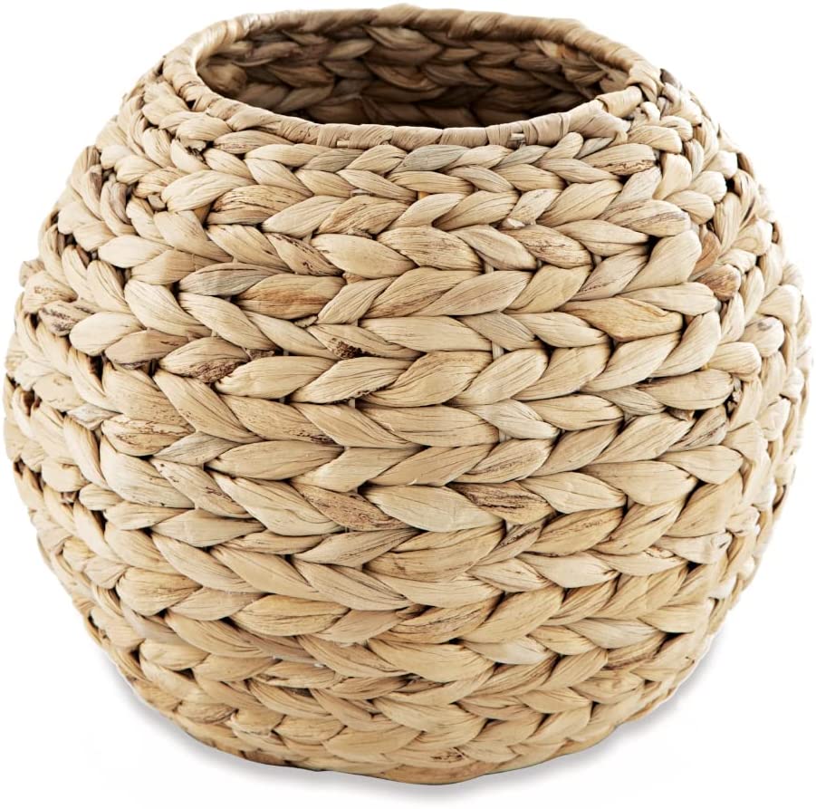 Vaso Cachepot Fibra Natural 26 cm