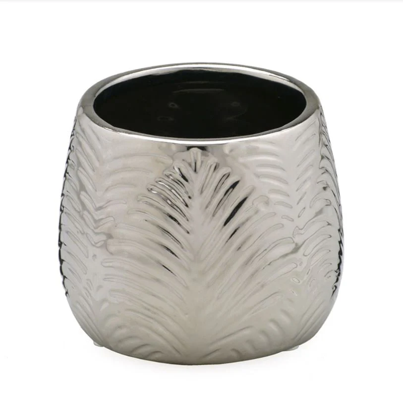 Vaso Decorativo Cromado 12cm