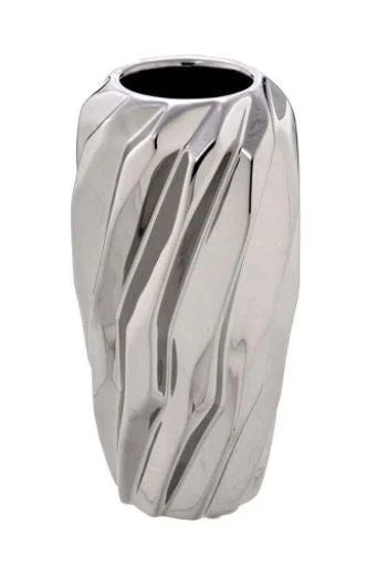 Vaso Decorativo Cromado 20cm x 11,5